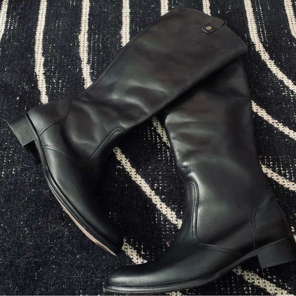 KENNETH COLE NEW YORK | BLACK LEATHER RIDING BOOK | EUC | SZ10 - Picture 12 of 14